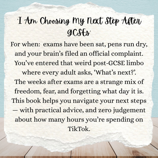 I Am Choosing My Next Step After GCSEs | Alix Addams