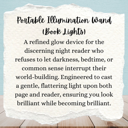 Portable Illumination Wand | Book Lights