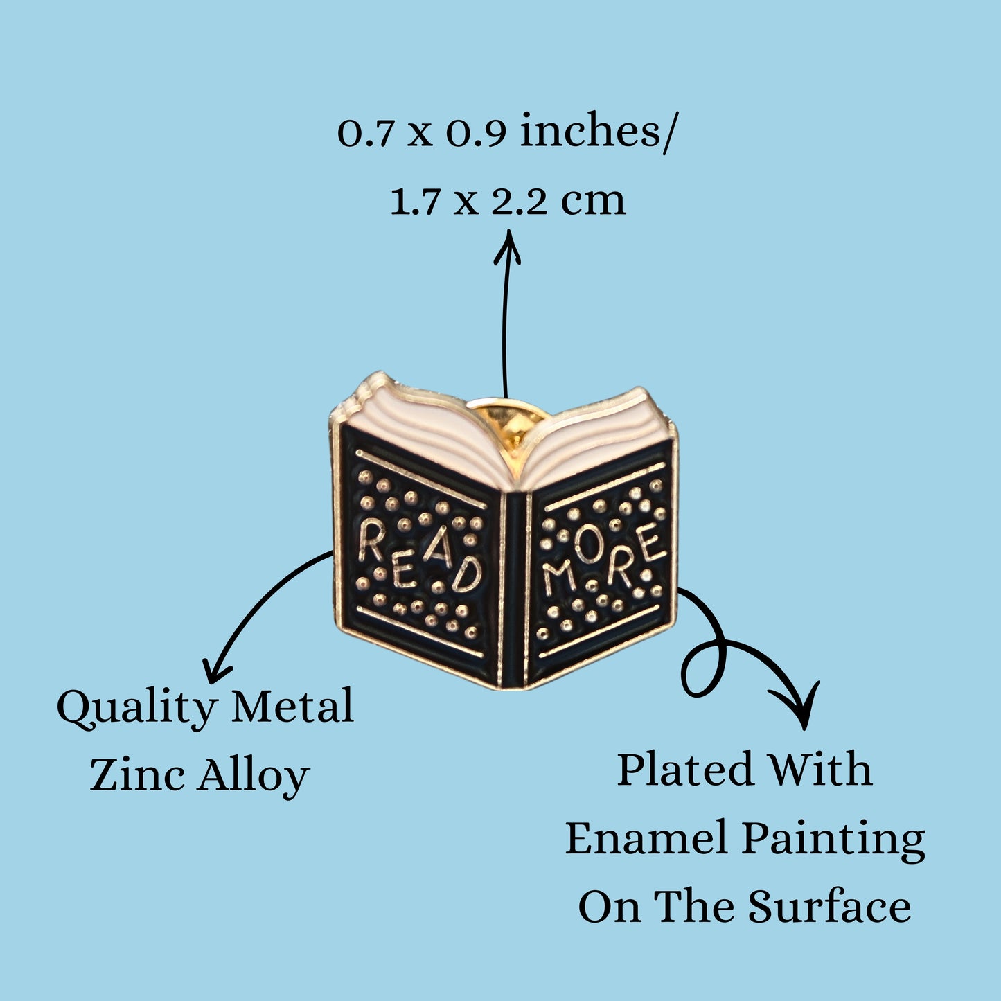 Book Allegiance Pin | ‘Read More’