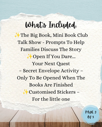 The Big Book, Mini Book Club - Shared Story Squad | Adult And Child | Age 7+| Book Subscription