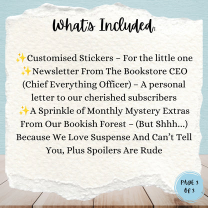 The Big Book, Mini Book Club - Shared Story Squad | Adult And Child | Age 7+| Book Subscription