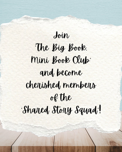 The Big Book, Mini Book Club - Shared Story Squad | Adult And Child | Age 7+| Book Subscription