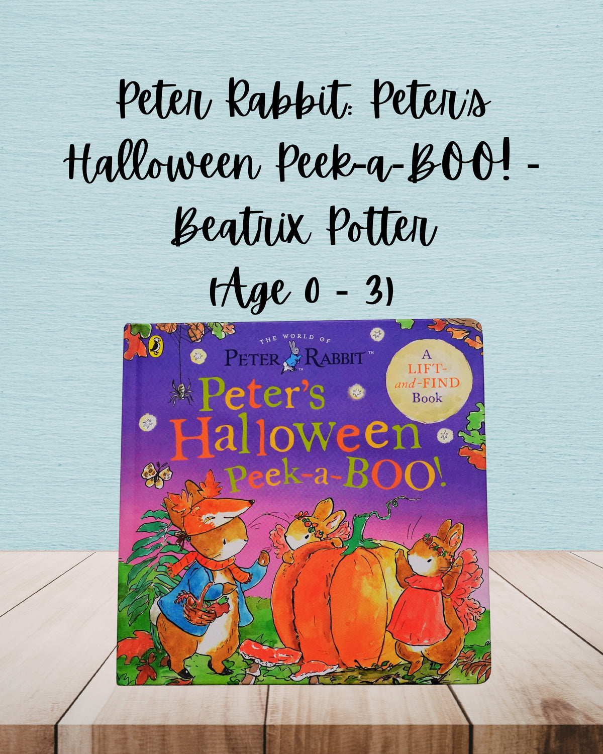 Peter Rabbit: Peter's Halloween Peek-a-BOO! | Beatrix Potter | Age 0 - 3