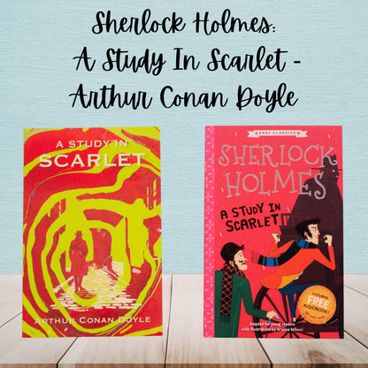 Sherlock Holmes:  A Study In Scarlet | Arthur Conan Doyle | Adult And Child Bundle