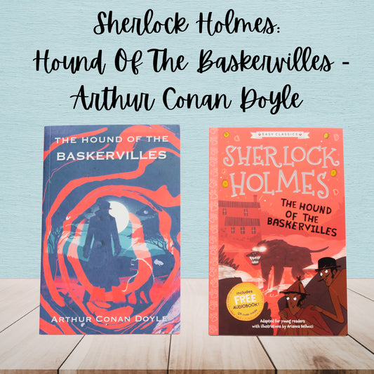 Sherlock Holmes:  Hound Of The Baskervilles | Arthur Conan Doyle | Adult And Child Bundle