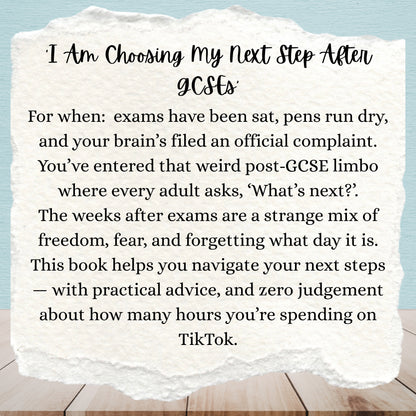 I Am Choosing My Next Step After GCSEs | Alix Addams | Student Focus Bundle