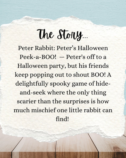Peter Rabbit: Peter's Halloween Peek-a-BOO! | Beatrix Potter | Age 0 - 3