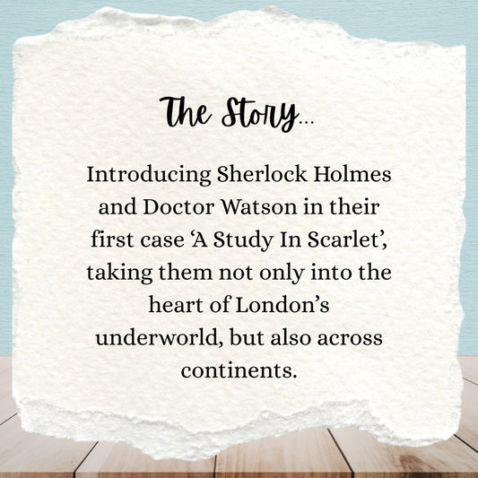 Sherlock Holmes:  A Study In Scarlet | Arthur Conan Doyle | Adult And Child Bundle