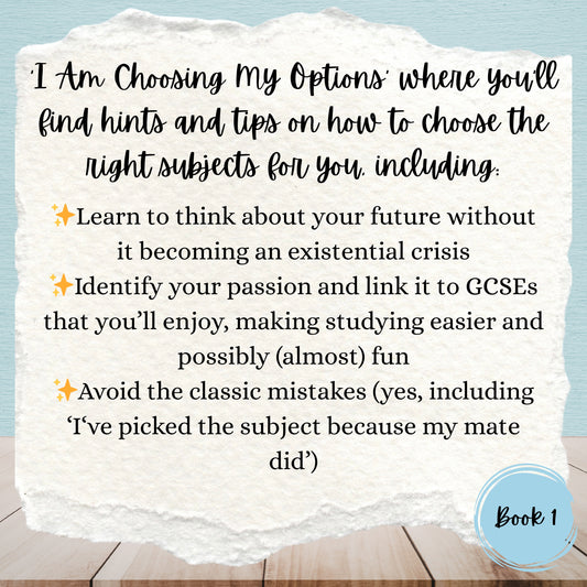 I Am Choosing My Options And I Am Choosing My Next Step After GCSEs | Alix Addams | Luxury Collector Edition Bundle