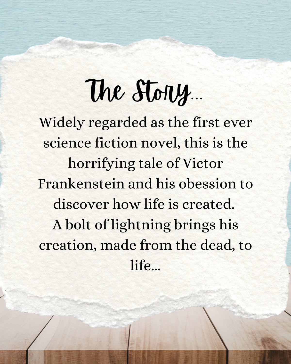 Frankenstein | Mary Shelley | Adult And Child Bundle