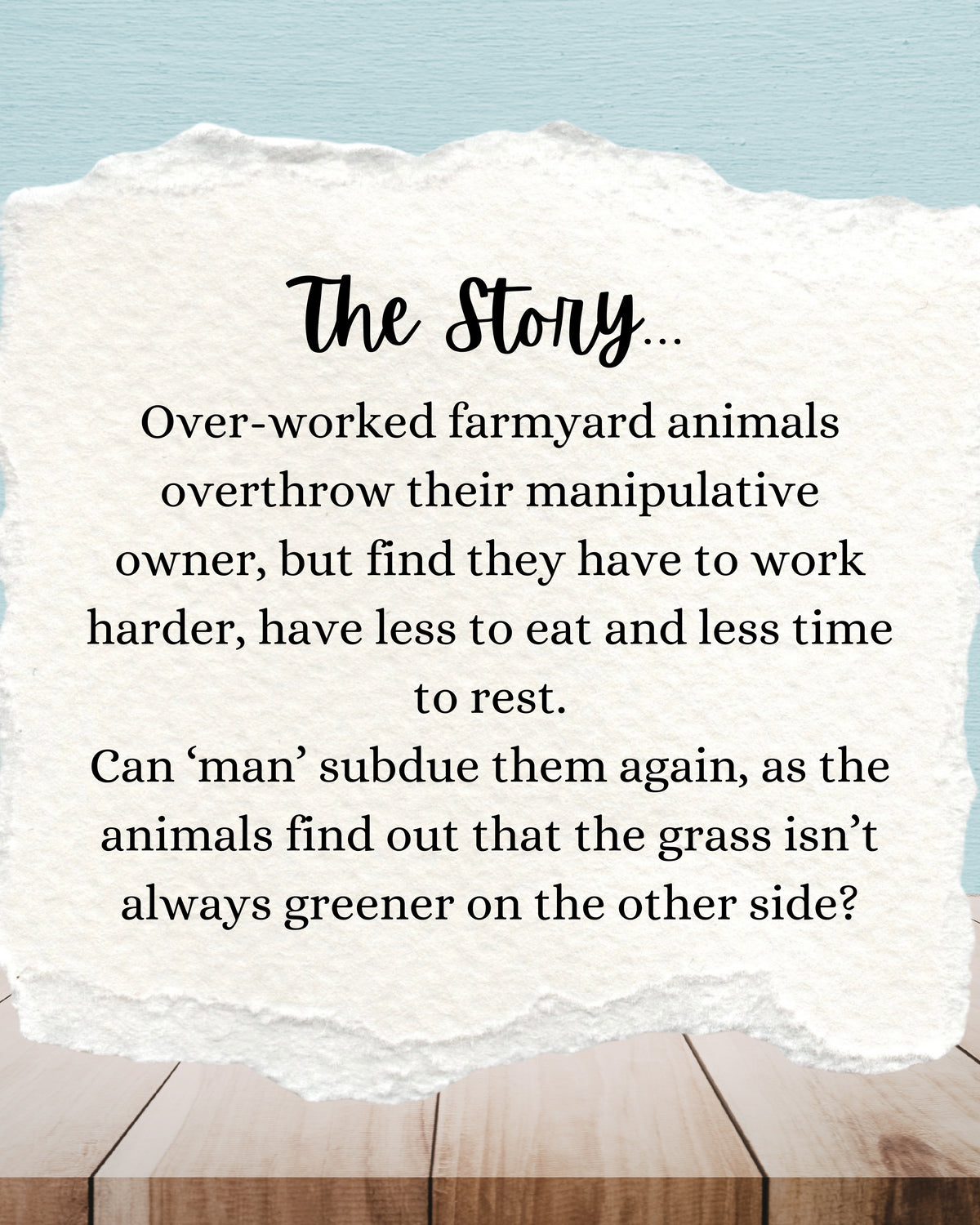 Animal Farm | George Orwell | Age 16 - 18