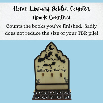 Home Library Goblin Counter | Dragon Edition | Book Counter