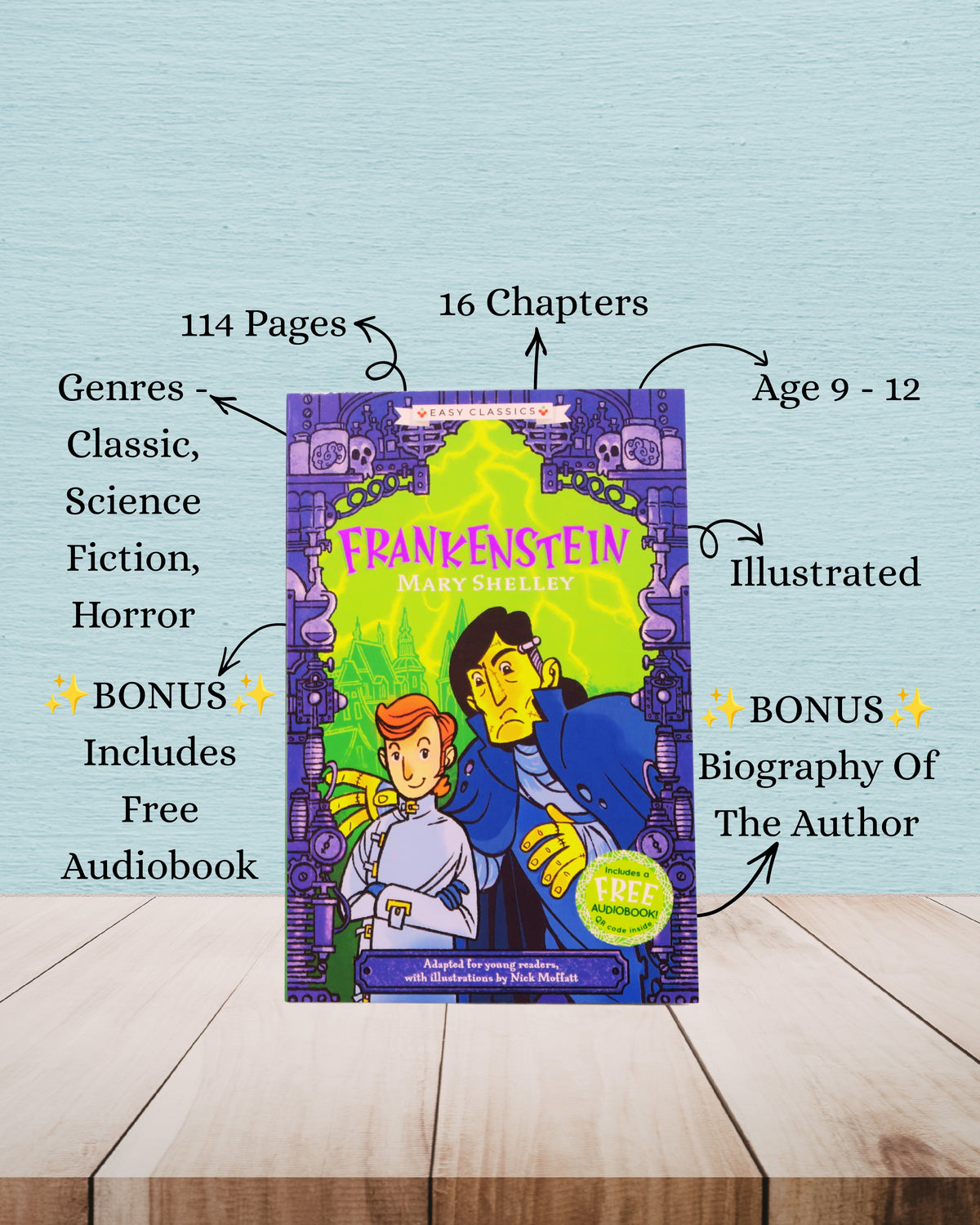 Frankenstein | Mary Shelley | Age 9 – 12