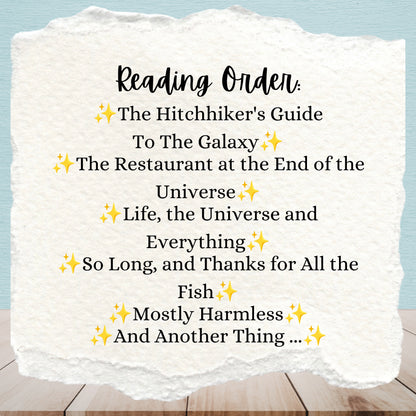 The Hitchhiker's Guide To The Galaxy | Douglas Adams