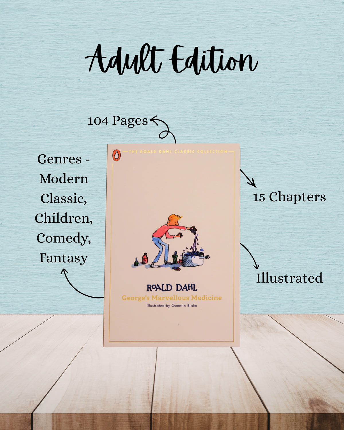 George's Marvellous Medicine | Roald Dahl | Adult And Child Bundle