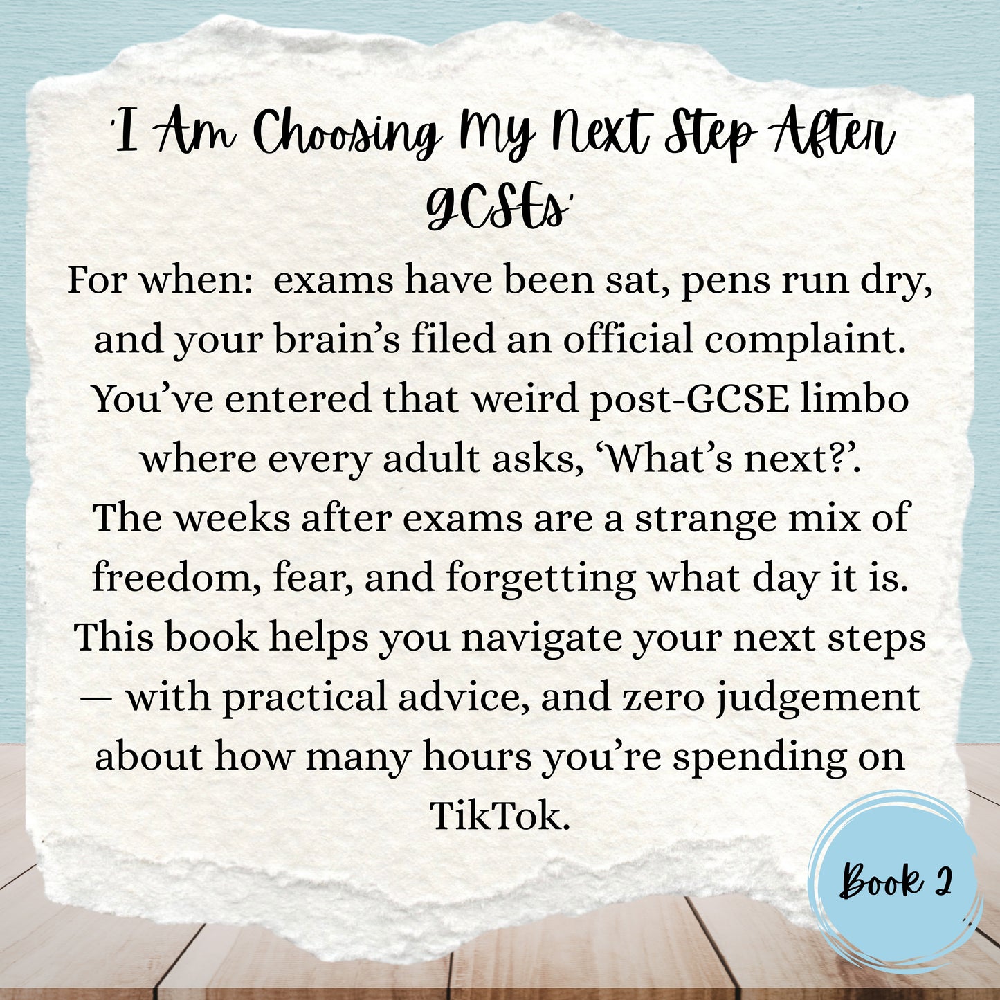 I Am Choosing My Options And I Am Choosing My Next Step After GCSEs | Alix Addams
