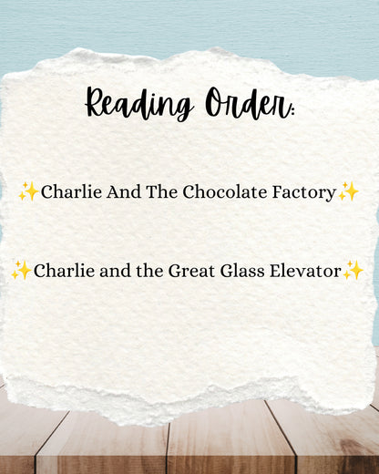 Charlie And The Great Glass Elevator | Roald Dahl | Adult And Child Bundle