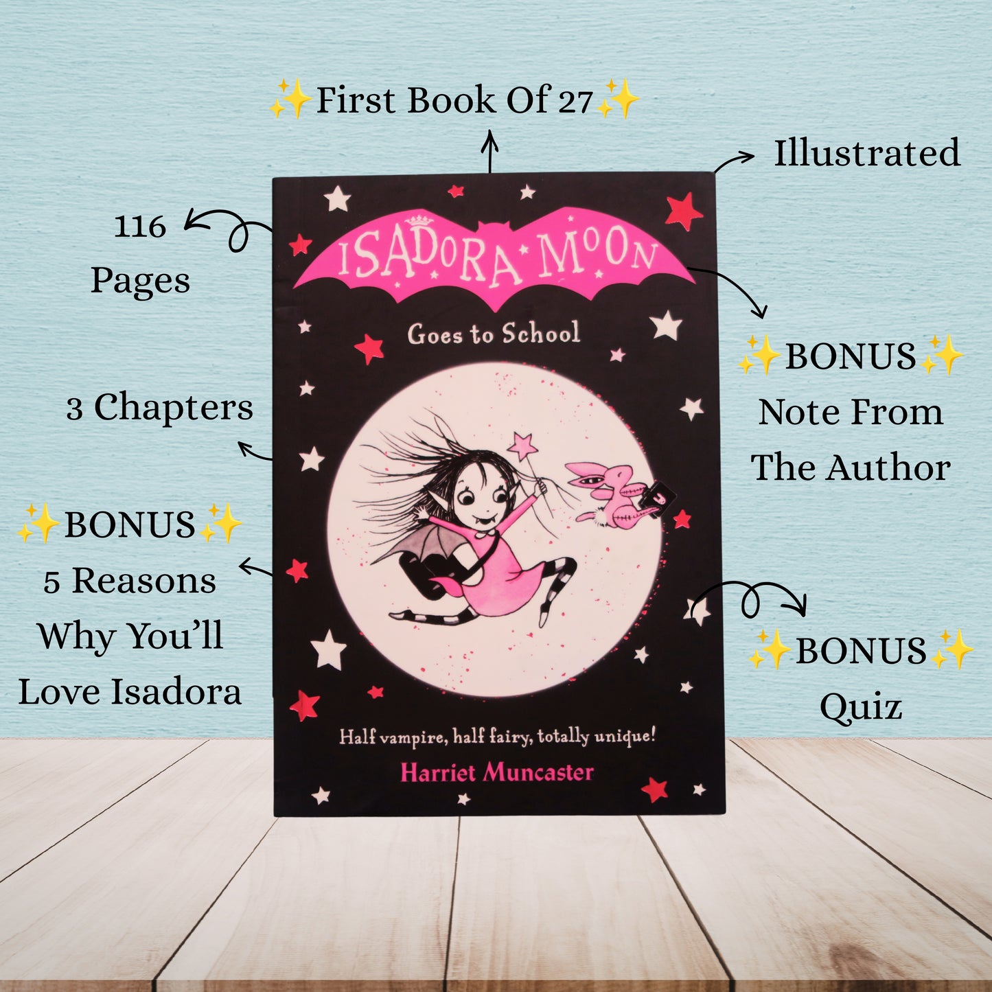 Isadora Moon Goes to School | Harriet Muncaster | Age 5 - 7