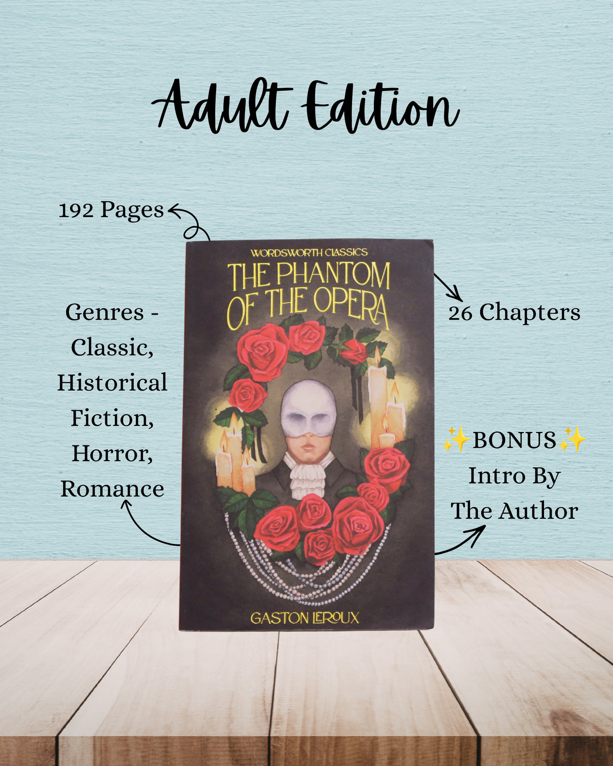 The Phantom Of The Opera | Gaston Leroux | Adult And Child Bundle
