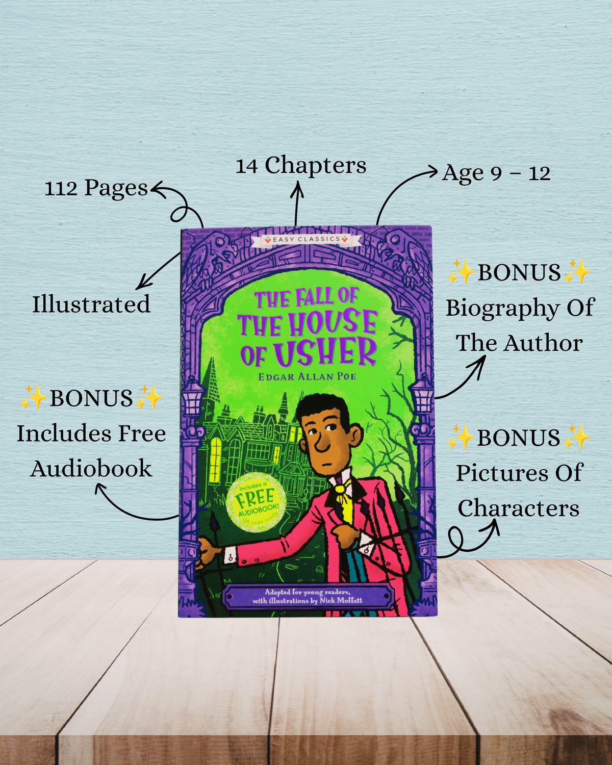 The Fall Of The House Of Usher | Edgar Allan Poe | Age 9 – 12