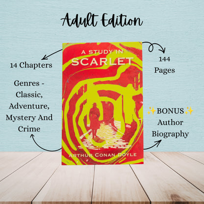 Sherlock Holmes:  A Study In Scarlet | Arthur Conan Doyle | Adult And Child Bundle