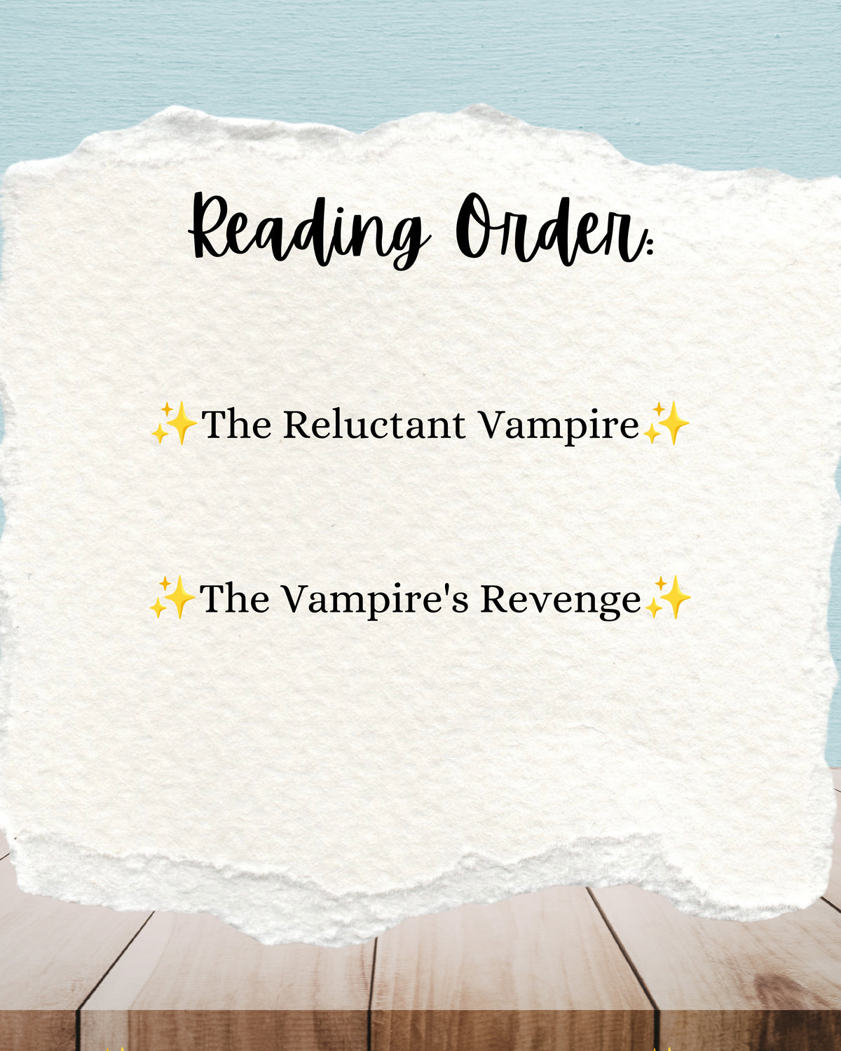 The Reluctant Vampire | Eric Morecambe | Age 7 – 8