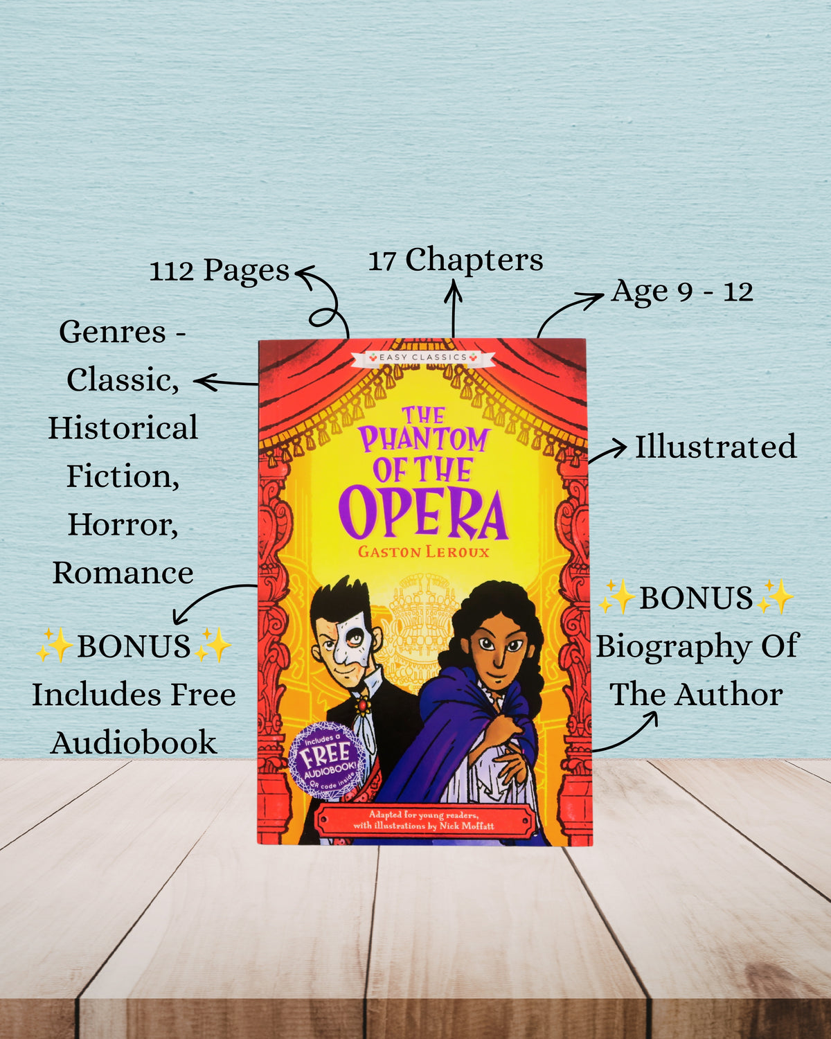 The Phantom Of The Opera | Gaston Leroux | Age 9 – 12