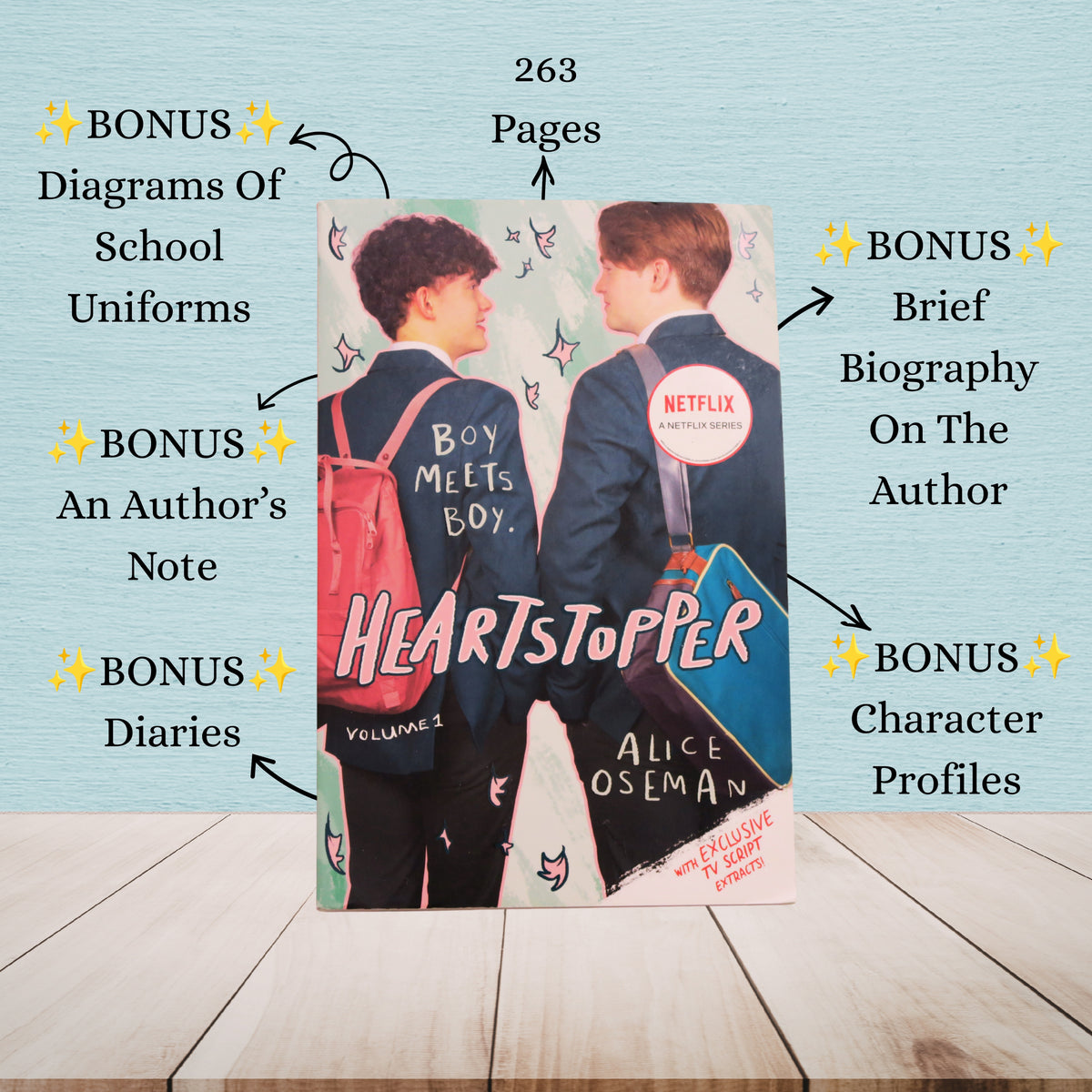 Heartstopper:  Volume 1 | Alice Oseman | Age 9 - 12