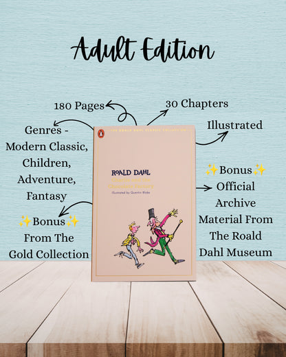 Charlie And The Chocolate Factory | Roald Dahl | Adult And Child Bundle
