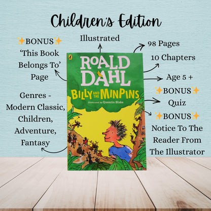 Billy And The Minpins | Roald Dahl | Adult And Child Bundle
