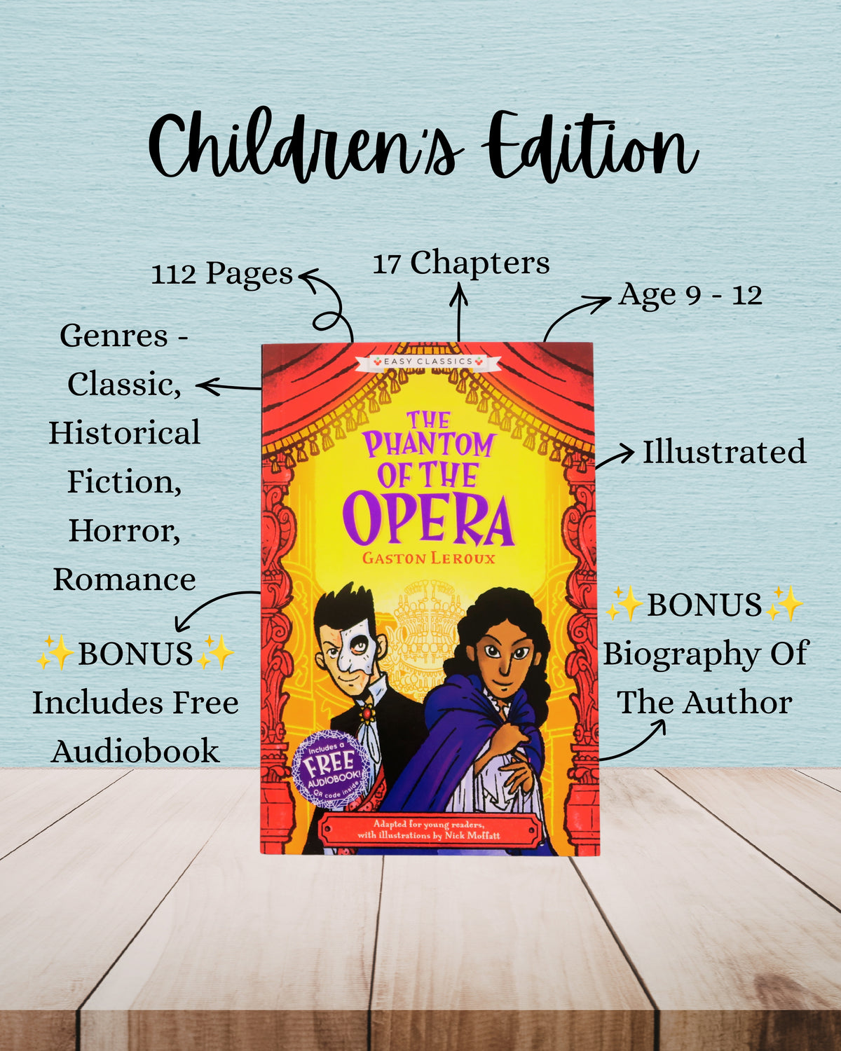The Phantom Of The Opera | Gaston Leroux | Adult And Child Bundle