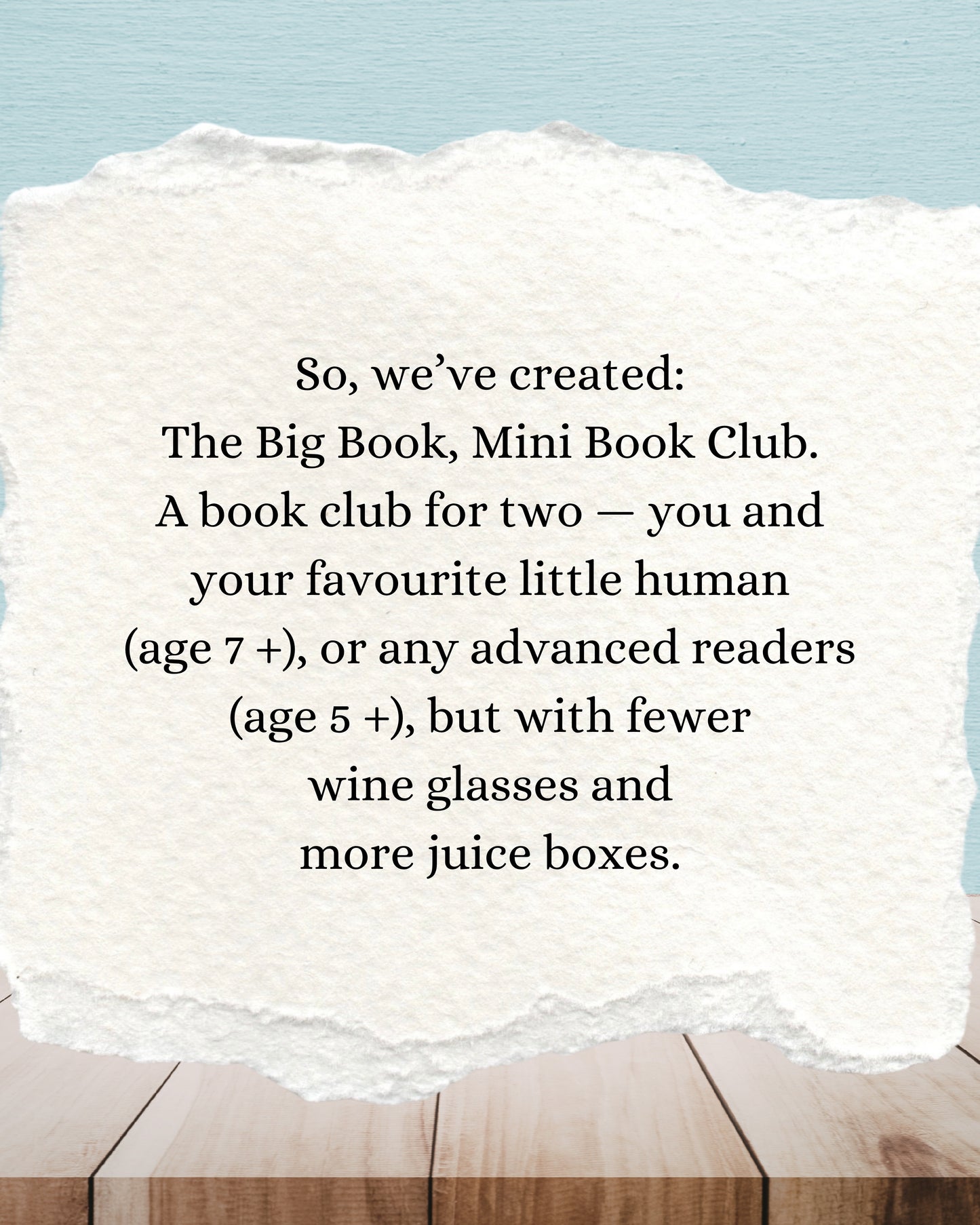 The Big Book, Mini Book Club - Shared Story Squad | Adult And Child | Age 7+| Book Subscription