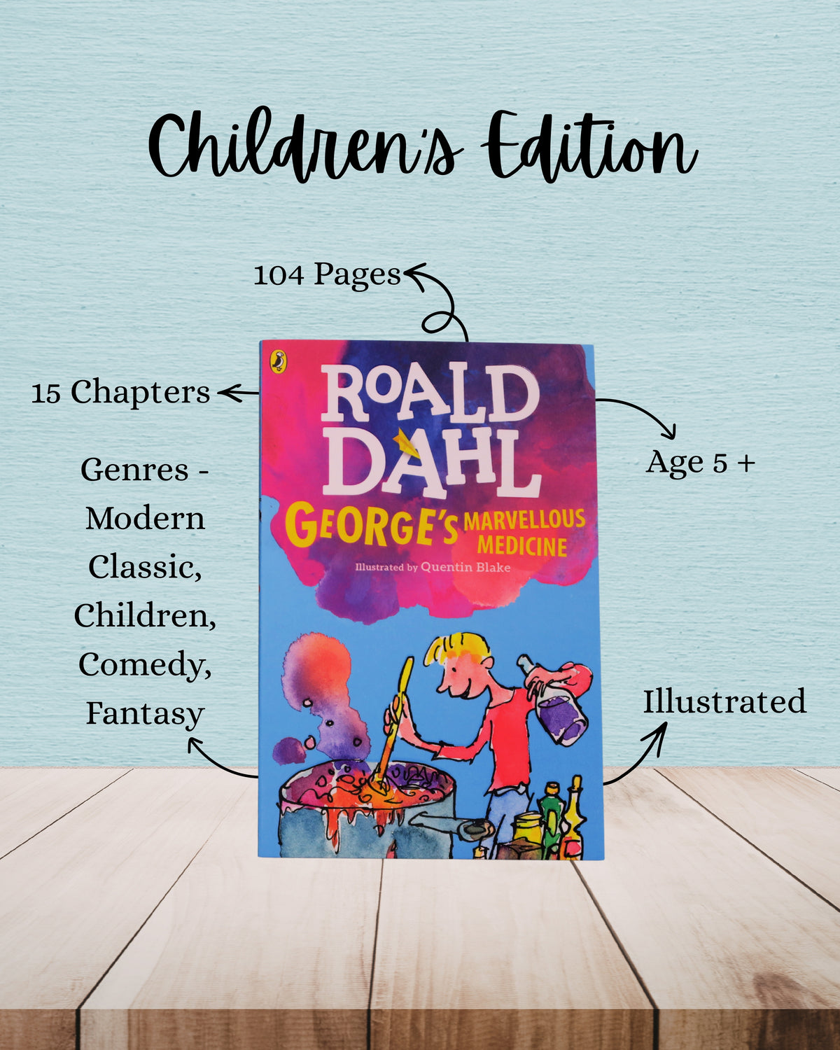 George's Marvellous Medicine | Roald Dahl | Adult And Child Bundle