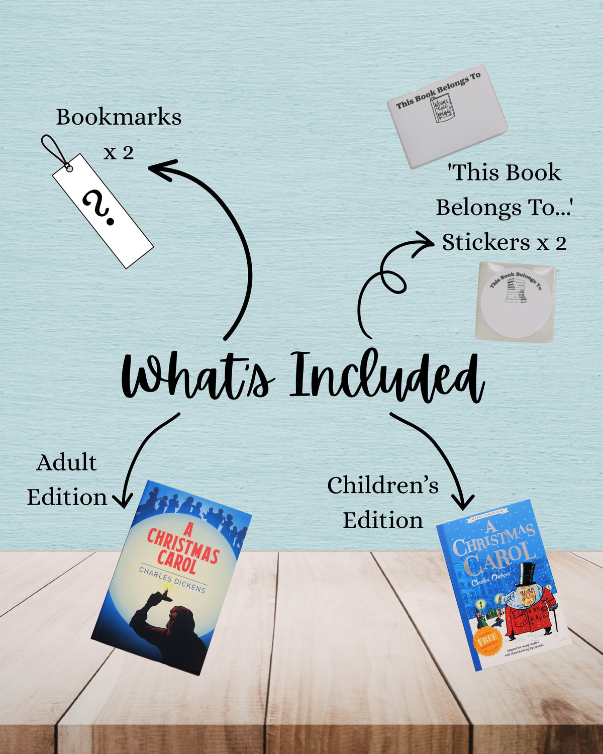 A Christmas Carol | Charles Dickens | Adult And Child Bundle
