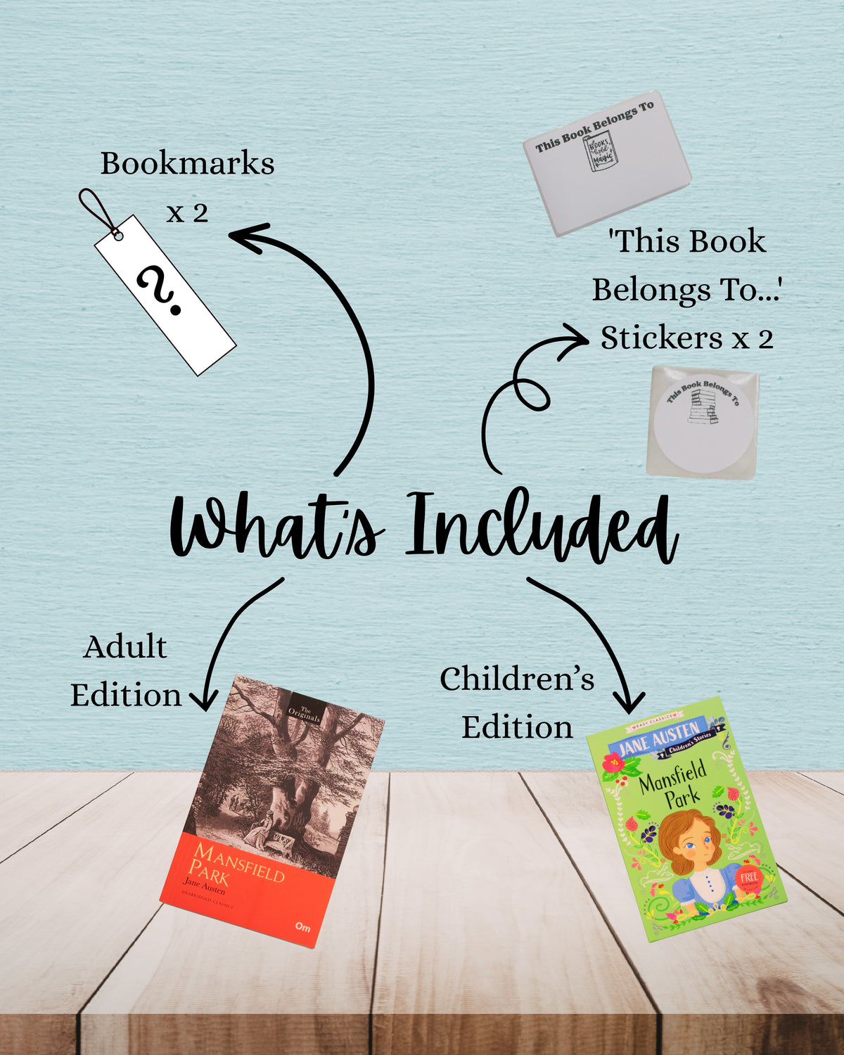 Mansfield Park | Jane Austen | Adult And Child Bundle