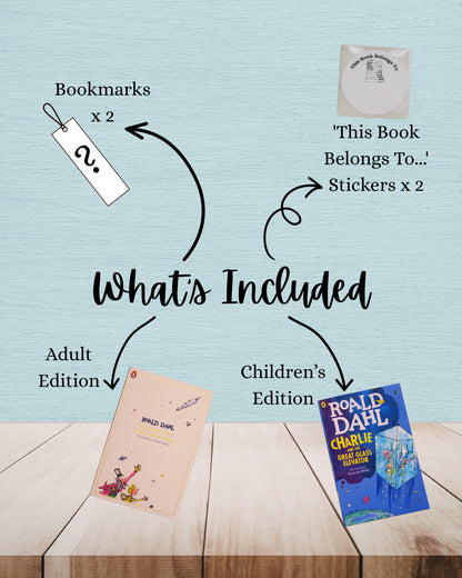 Charlie And The Great Glass Elevator | Roald Dahl | Adult And Child Bundle