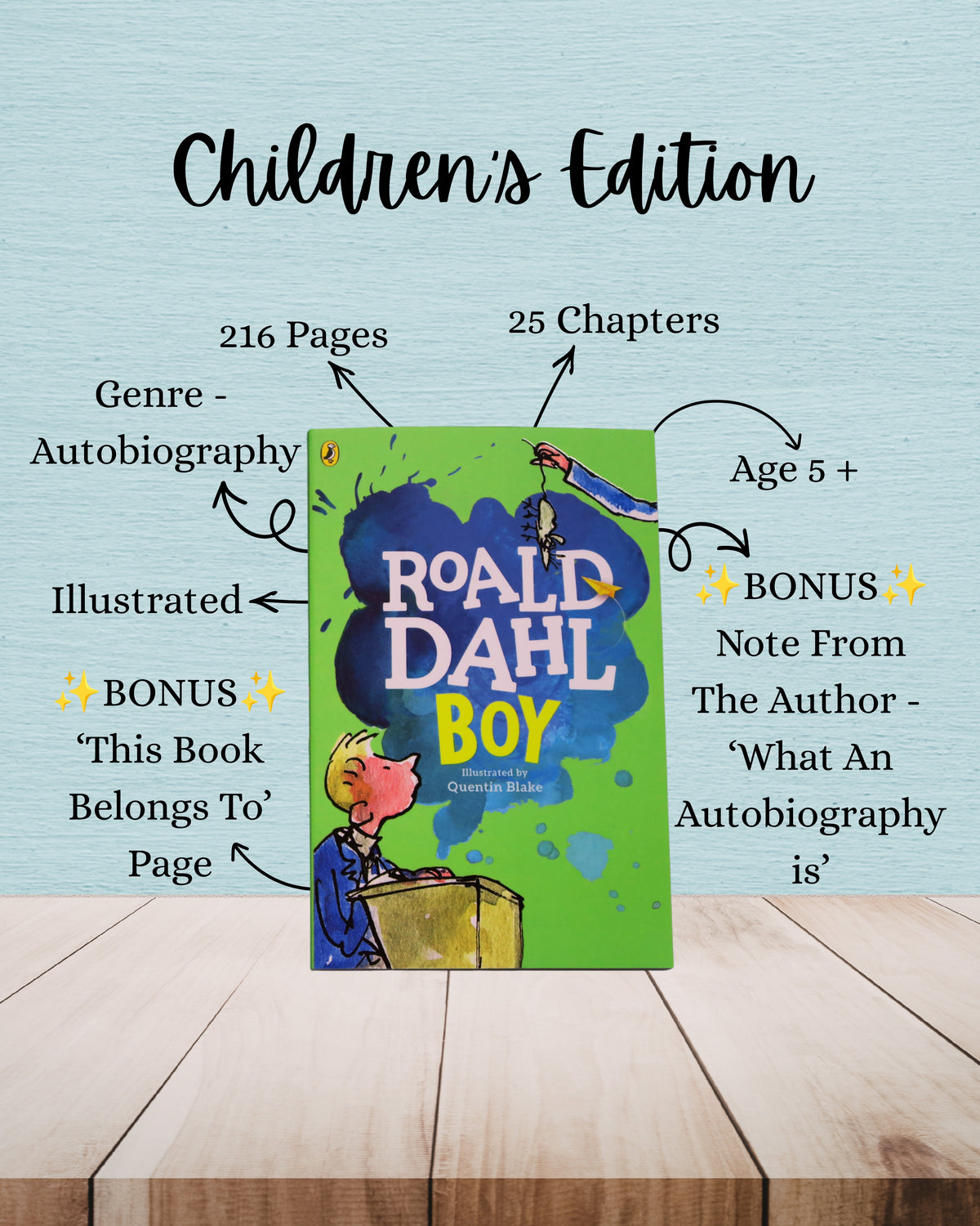 Boy/Boy: Tales of Childhood | Roald Dahl | Adult And Child Bundle