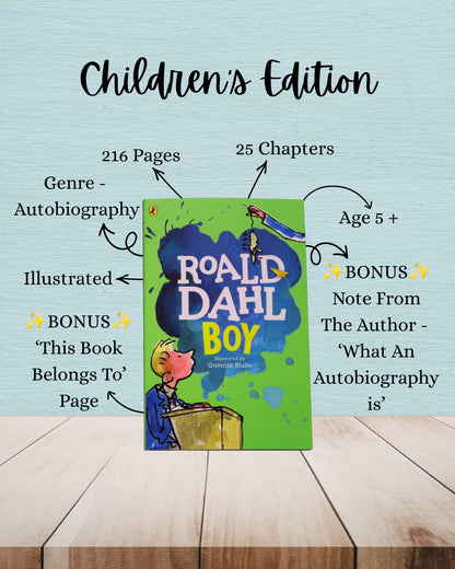 Boy/Boy: Tales of Childhood | Roald Dahl | Adult And Child Bundle