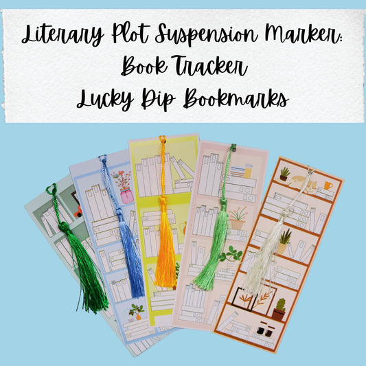 Literary Plot Suspension Marker:  Book Tracker Lucky Dip | Bookmarks