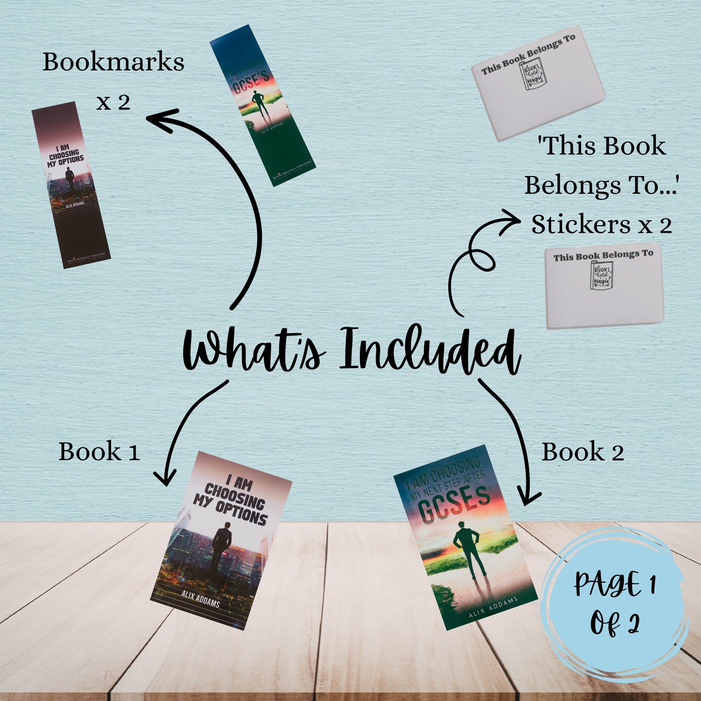 I Am Choosing My Options And I Am Choosing My Next Step After GCSEs | Alix Addams | Student Study Pack Bundle