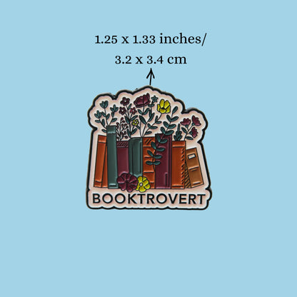 Book Allegiance Pin | ‘Booktrovert’