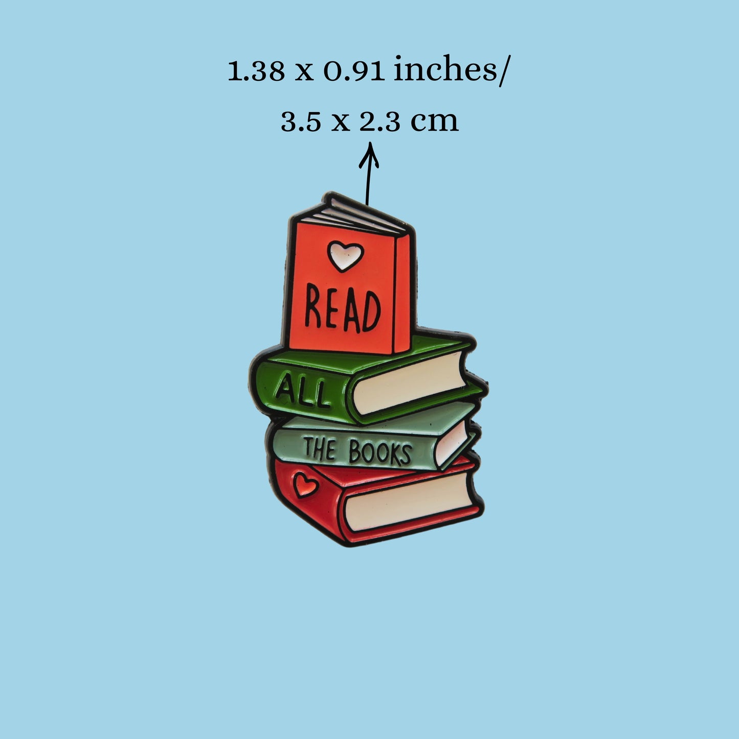 Book Allegiance Pin | ‘Read All The Books’