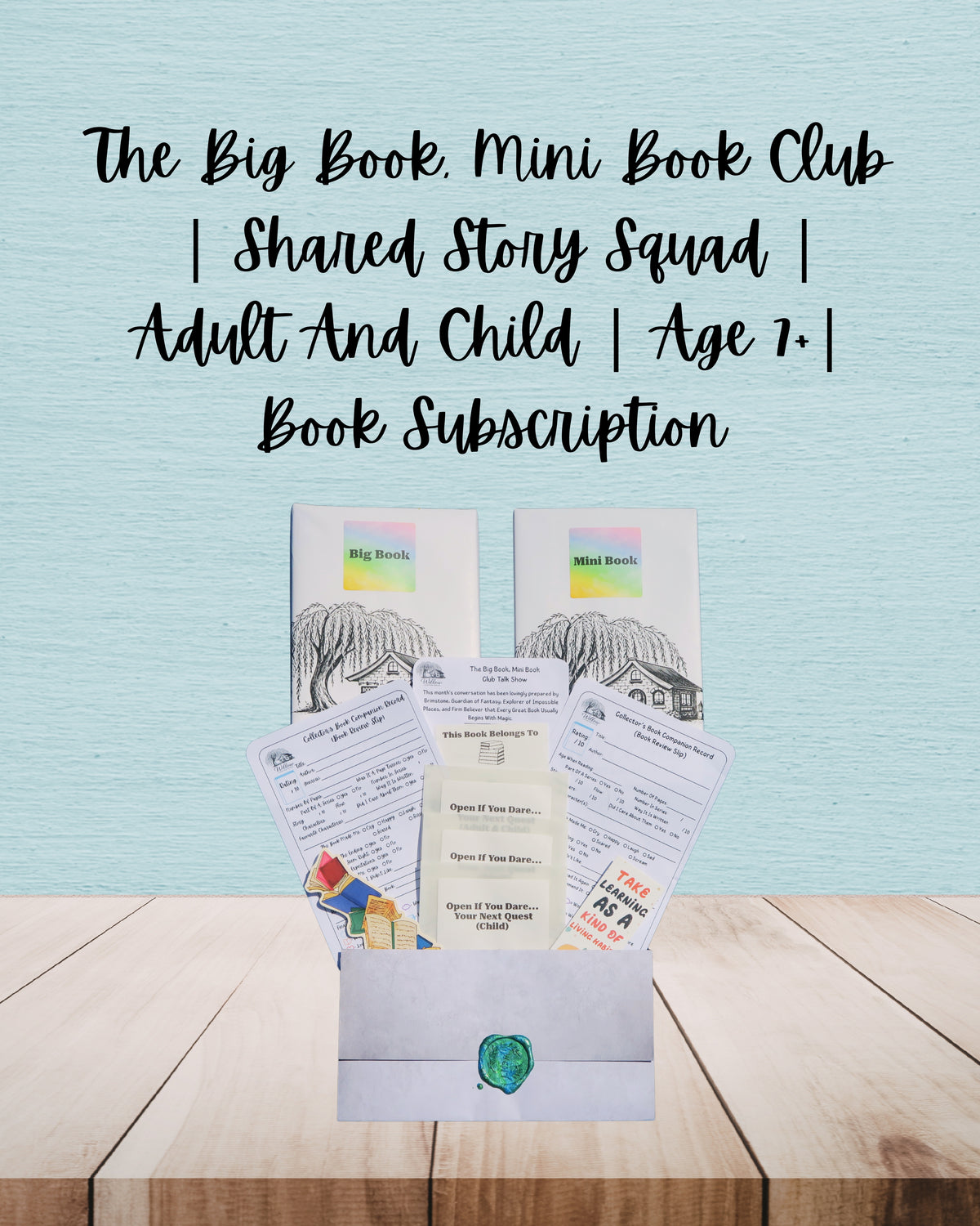 The Big Book, Mini Book Club - Shared Story Squad | Adult And Child | Age 7+| Book Subscription